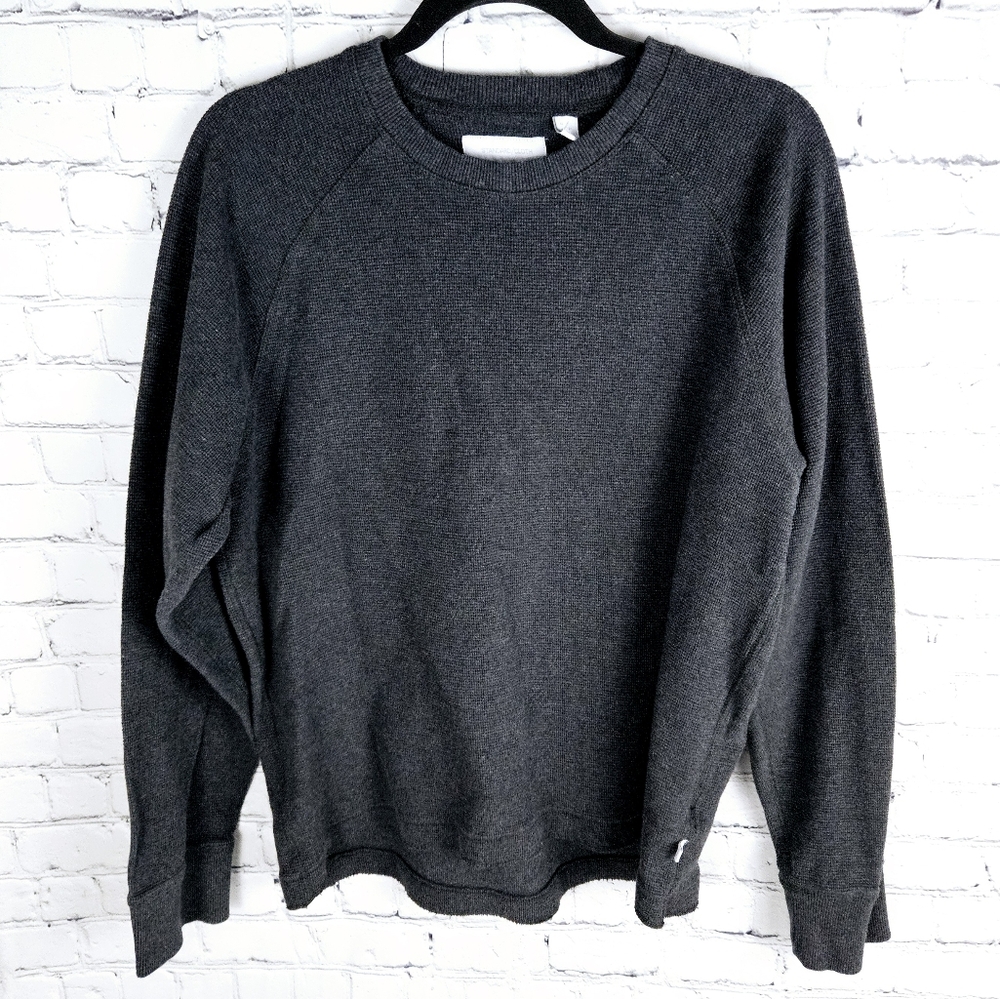 STANDARD / CLOTH | crewneck cotton knit long sleeve sweater